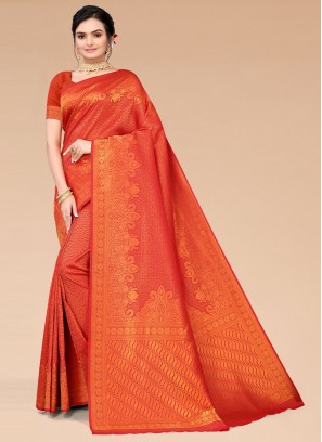 Beautiful Silk Blend Classic Saree