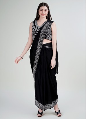 Bedazzling Beads Party Trendy Saree