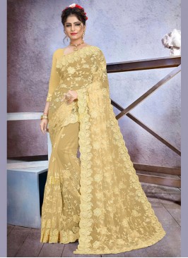 Beige Party Trendy Saree