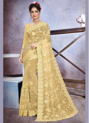 Beige Party Trendy Saree