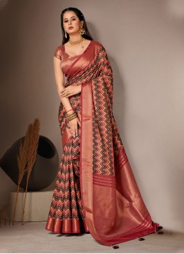 Best Bhagalpuri Silk Trendy Saree