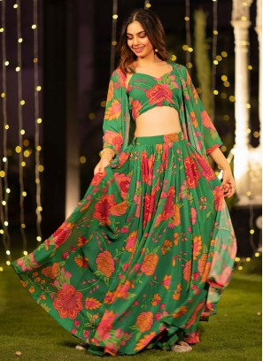 Best Digital Print Readymade Lehenga Choli