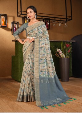 Best Multi Colour Classic Saree