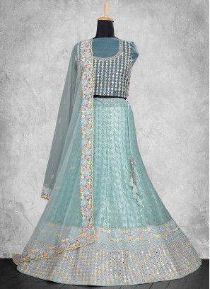 Best Turquoise Wedding Trendy Lehenga Choli