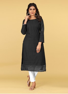 Black Festival Designer Kurti