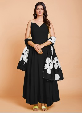 Black Plain Ceremonial Gown 