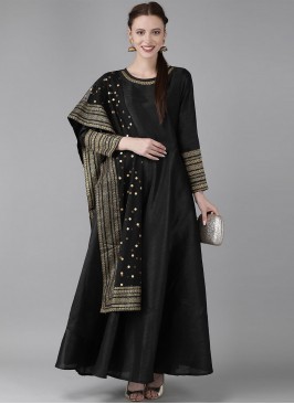 Black Plain Festival Designer Kurti