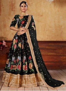 Black Sangeet Lehenga Choli