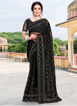 Black Zari Sangeet Classic Saree