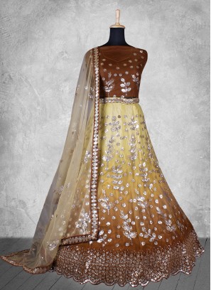 Blissful Embroidered A Line Lehenga Choli