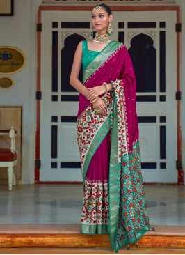 Blissful Patola Silk  Trendy Saree
