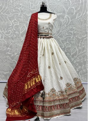 Blissful Thread Work Trendy Lehenga Choli