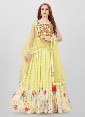 Blooming Embroidered Readymade Gown