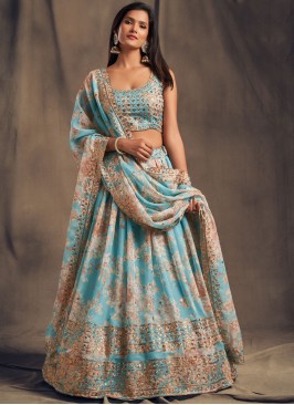 Blue Color Lehenga Choli