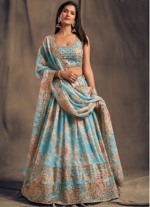 Blue Color Lehenga Choli