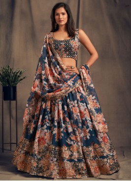 Blue Color Lehenga Choli