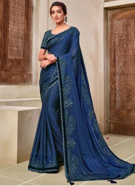 Blue Color New Saree Collection