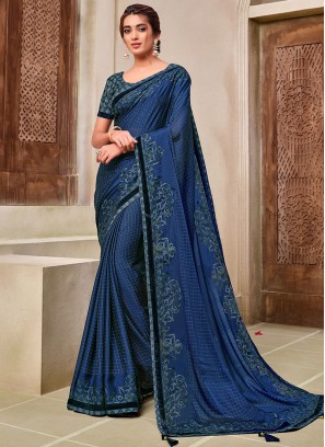 Blue Color New Saree Collection