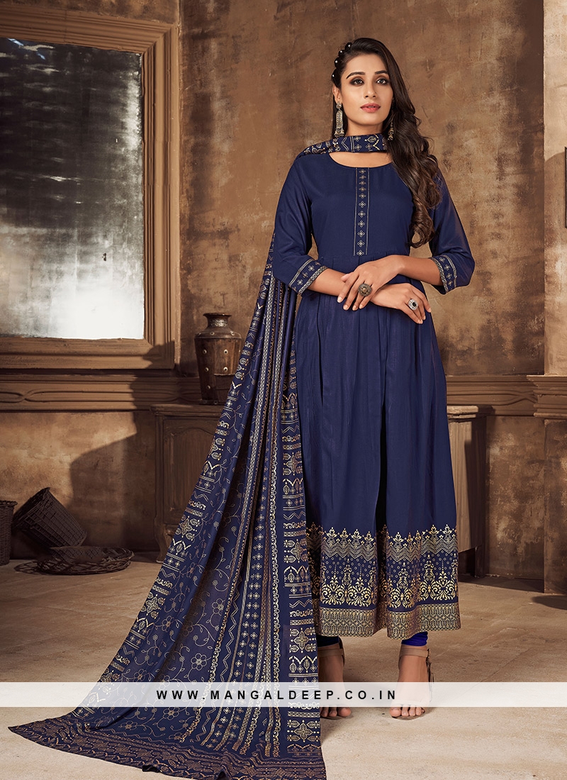 Blue deals rayon kurti