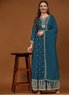 Blue Color Salwar Kameez