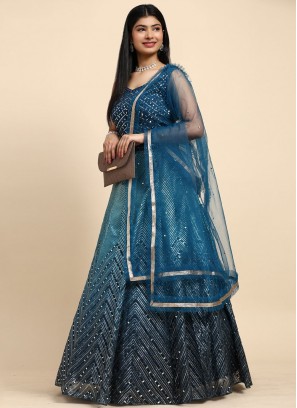 Blue Mirror Festival Readymade Lehenga Choli