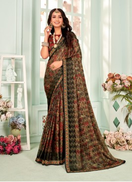 Brasso Multi Colour Classic Saree