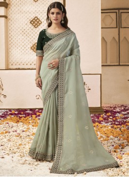 Breathtaking Blue Saree
