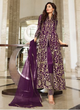 Breathtaking Cord Net Trendy Salwar Suit