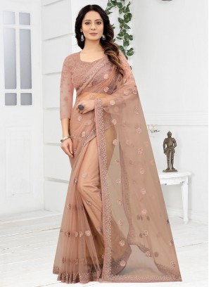 Brown Color Classic Saree