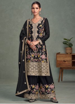 Capricious Silk Zari Trendy Salwar Kameez