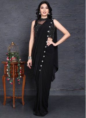 Captivating Imported Diamond Trendy Saree