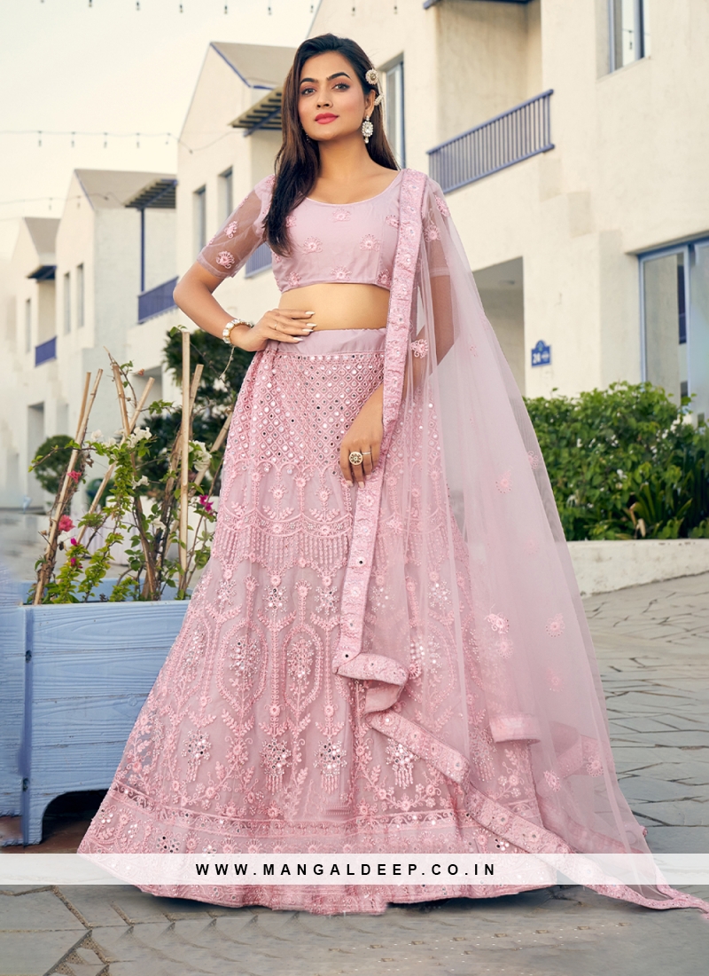 Buy Georgette Party Wear Lehenga Choli In Dove Grey Color Online -  LLCV01837 | Andaaz Fashion