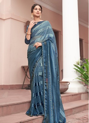 Catchy Chiffon Trendy Saree