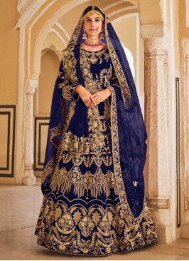 Celestial Blue Designer Lehenga Choli