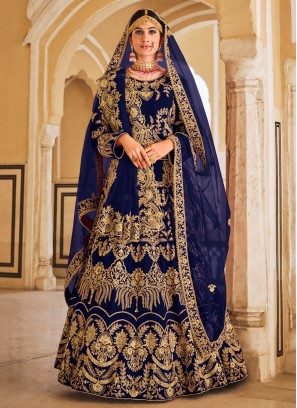 Celestial Blue Designer Lehenga Choli