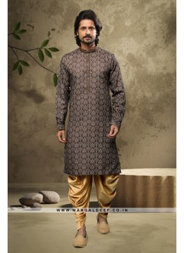 Celestial Charm Kurta Pyjama Set - Handloom Cotton