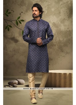 Celestial Charm Kurta Pyjama Set - Handloom Cotton