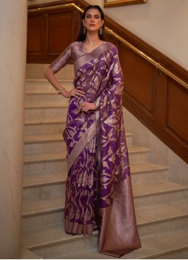 Celestial Purple Sangeet Contemporary Saree