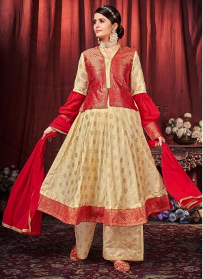 Charismatic Art Silk Readymade Salwar Kameez