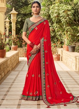 Charismatic Designer Traditional Saree For Ceremonial