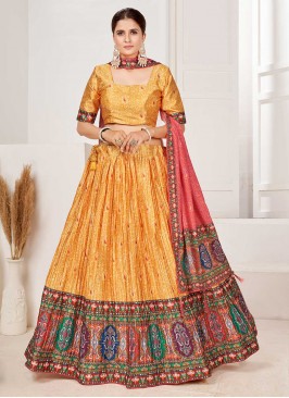 Charismatic Digital Print Ceremonial Designer Lehenga Choli