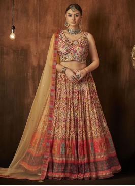 Charismatic Digital Print Designer Lehenga Choli