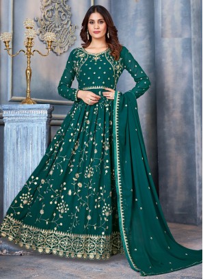 Charismatic Faux Georgette Engagement Salwar Kameez