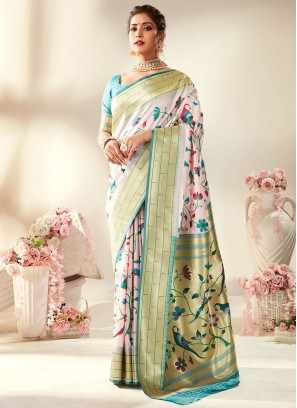 Charismatic Rose Pink Wedding Contemporary Saree