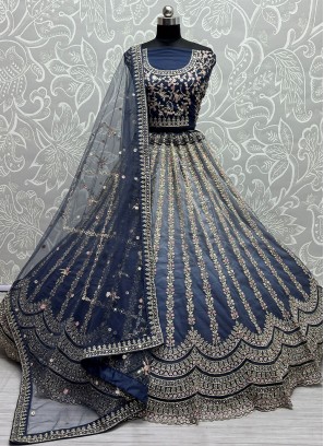 Charismatic Silk Zircon Trendy Lehenga Choli