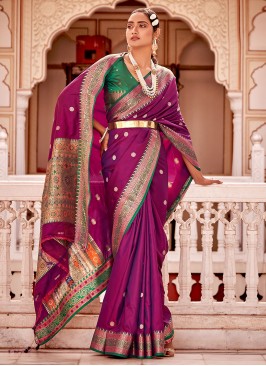 Charismatic Weaving Trendy Saree