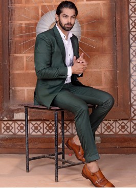 Charming Green Suit Set