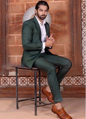 Charming Green Suit Set