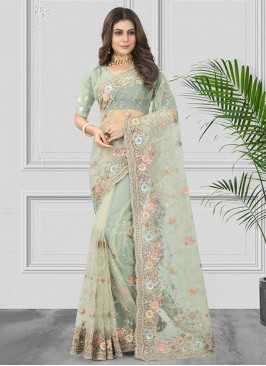 Charming Resham Party Trendy Saree