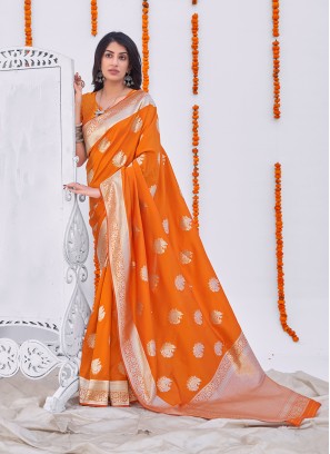 Cherubic Banarasi Silk Classic Designer Saree